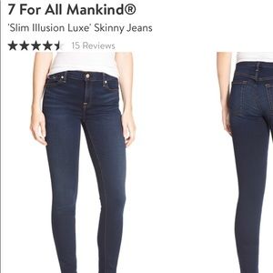 7 for All Mankind Jeans Luxe Skinny